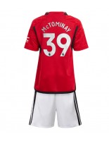 Manchester United Scott McTominay #39 Kotipaita Lasten 2023-24 Lyhythihainen (+ shortsit)